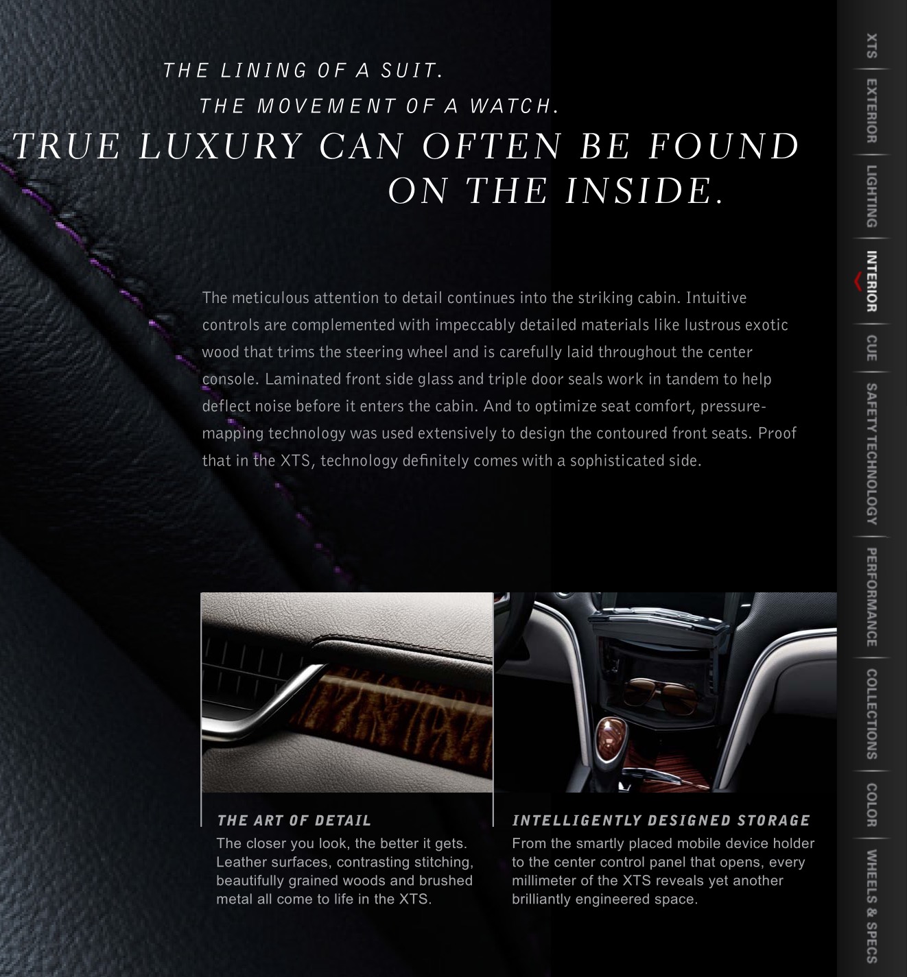 2013 Cadillac XTS Brochure Page 8
